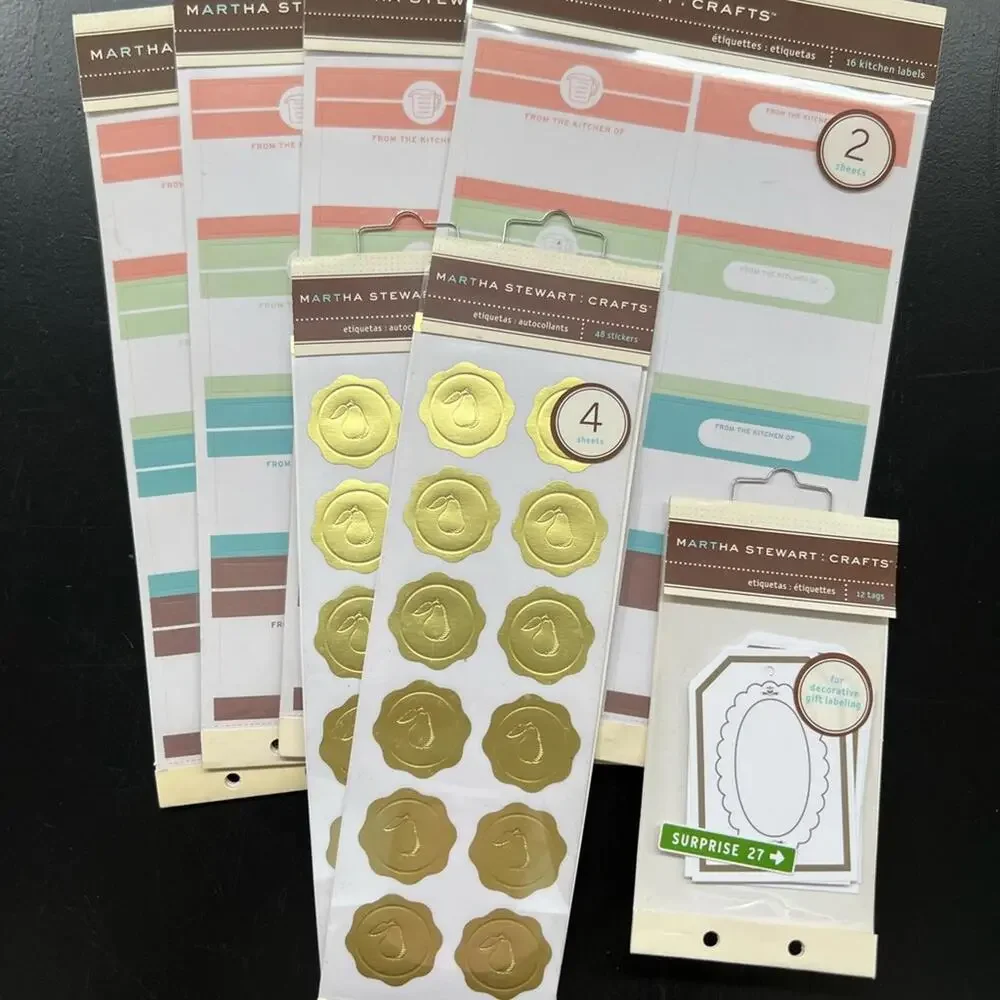 Martha‎ Stewart Crafts Label and Seal Set
